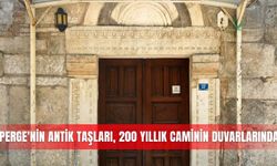 Perge'nin antik taşları, 200 yıllık caminin duvarlarında