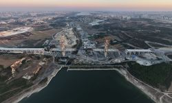 Kanal İstanbul’un ilk köprüsünde 250 tonluk dev operasyon