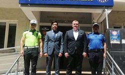 Korkuteli Kaymakamı Yılmazer'den İlçe Emniyet Müdürlüğü'ne ziyaret