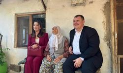 Kaymakam Yılmazer'den şehit ailesine ziyaret