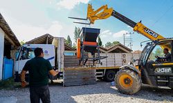 Korkuteli'de üreticilere makine desteği