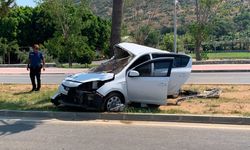 Otomobil ağaca çarptı: 1 yaralı