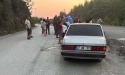 Gazipaşa'da otomobille çarpışan motosikletli yaralandı