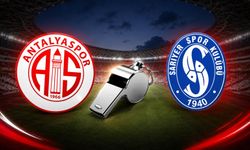 Antalyaspor-Sarıyer maçının hakemi belli oldu!