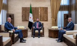 Suriye Cumhurbaşkanı Şara, Bakan Fidan'ı kabul etti