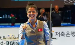 Milli bilardocu Güzin Müjde Karakaşlı dünya şampiyonu oldu