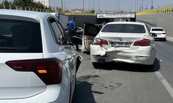 6 araçlı zincirleme kaza: 1 yaralı