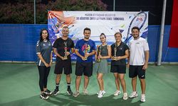 Mersin'de tenis turnuvası sona erdi