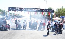 Kepez'de moto drag heyecanı start aldı