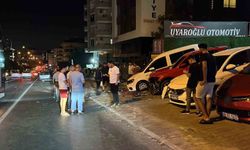 Oto galerideki araçlara çarparak durabildi