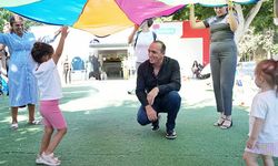 Başkan Kotan Bebek Parkı'nı ziyaret etti