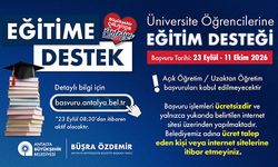 Büyükşehir eğitim dsteği başvuruları başlıyor