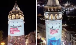 Dezenformasyonla mücadele mesajları Galata Kulesi’nde