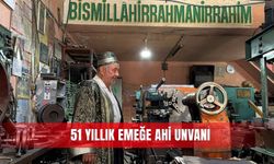 51 yıllık emeğe Ahi unvanı