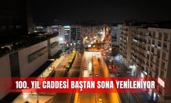100. Yıl Caddesi baştan sona yenileniyor