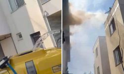 Ev yangınına ilk müdahaleyi ilaçlama motorlarına koydukları suyla yaptılar