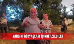 Yangını gözyaşları içinde izlediler
