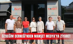 Özbeğim Derneği'nden Manşet Medya’ya ziyaret