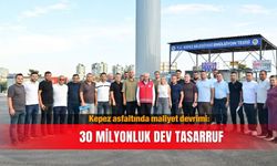 Kepez asfaltında maliyet devrimi: 30 milyonluk dev tasarruf