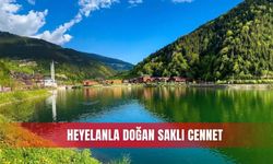 Heyelanla doğan saklı cennet