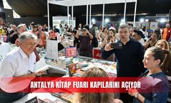 Antalya Kitap Fuarı kapılarını açıyor