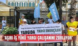 ‘Aşırı iş yükü yargı çalışanını zorluyor’