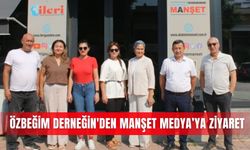 Özbeğim Derneğin'den Manşet Medya’ya ziyaret