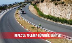 Kepez’de yollara güvenlik bariyeri