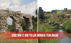 Side’nin 2 bin yıllık mirası tehlikede
