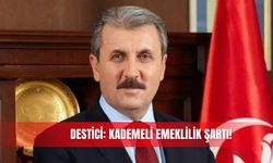 Destici: Kademeli emeklilik şartı!
