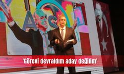 'Görevi devraldım aday değilim'