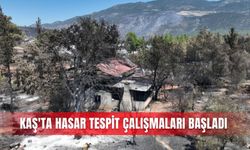 Kaş'ta hasar tespit çalışmaları başladı