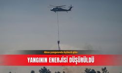 Aksu yangınında üçüncü gün: Yangının enerjisi düşürüldü