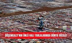 Döşemealtı’nın ünlü halı tarlalarında dünya güzeli!