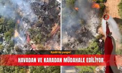 Kızıllı’da yangın! Havadan ve karadan müdahale ediliyor