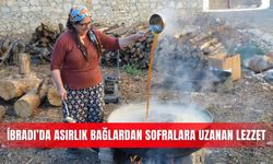 İbradı’da asırlık bağlardan sofralara uzanan lezzet