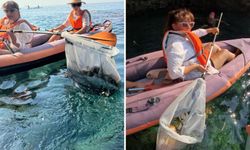 Çıralı'da 200 kilogram mikroplastik toplandı