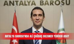Antalya Barosu'nda Ali Çağdaş Bozaner yeniden aday