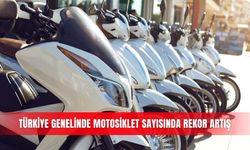 Türkiye genelinde motosiklet sayısında rekor artış