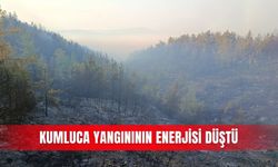 Kumluca yangınının enerjisi düştü