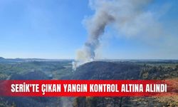 Serik'te çıkan yangın kontrol altına alındı