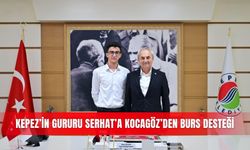 Kepez’in gururu Serhat’a Kocagöz’den burs desteği