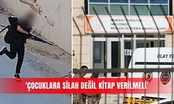 'Çocuklara silah değil kitap verilmeli’
