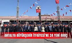 Antalya Büyükşehir İtfaiyesi’ne 24 yeni araç