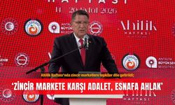 Ahilik Haftası’nda zincir marketlere tepkiler dile getirildi; ‘Zincir markete karşı adalet, esnafa ahlak’