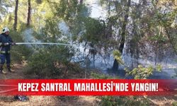 Kepez Santral Mahallesi'nde yangın!