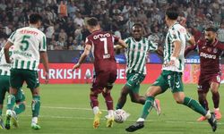 Konyaspor puanla tanıştı... Trabzonspor deplasmanda tek golle mağlup oldu!