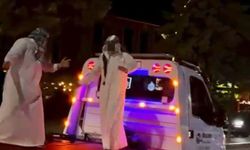 Çekici üzerinde dans pahalıya patladı