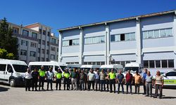 Kemer'de servis şoförlerine bilgilendirme