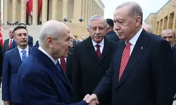 Cumhurbaşkanı Erdoğan'dan 'KAAN' desenli kravat tercihi